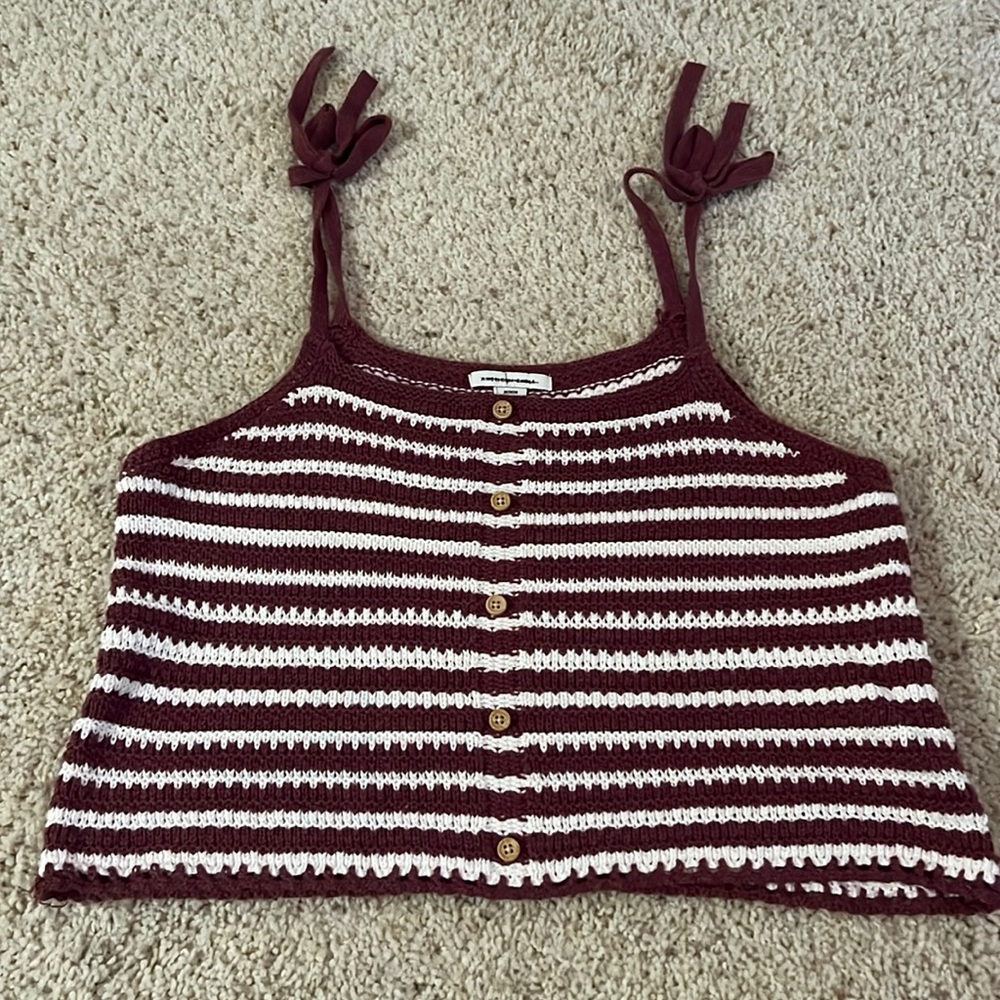 American Eagle Knit Tank Sweater
